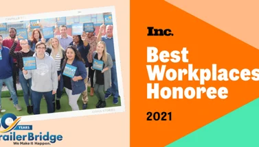Trailer Bridge Inc. Named ‘Best Workplace for 2021’ by Inc Magazine