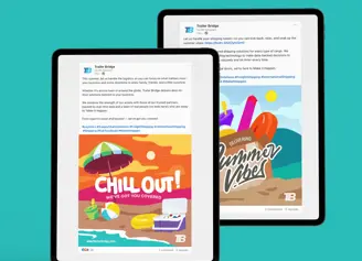 Social media examples that were posted during the campaign