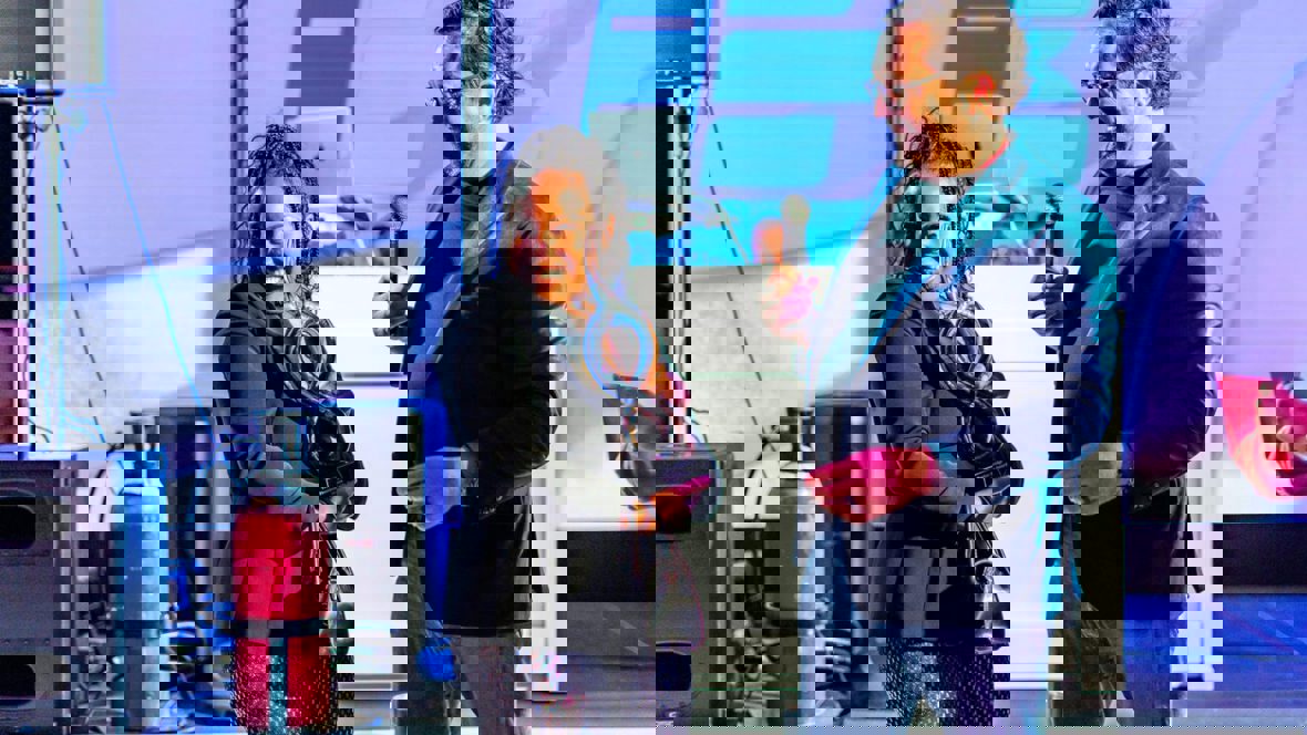 Jasmine James at the Presidents Award ceremony.