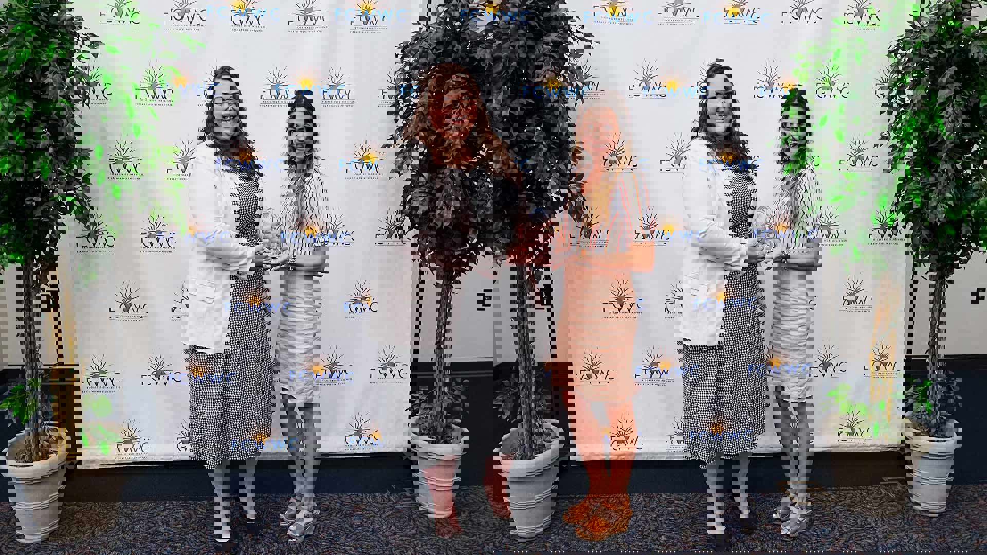 Trailer Bridge Employees Accepting Healthiest Companies Award