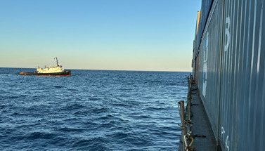 UPDATE: Jones Act Barge, Brooklyn Bridge, Returning to Jacksonville After Looting Off Of Bahamas Opened Around 90 Percent of Containers