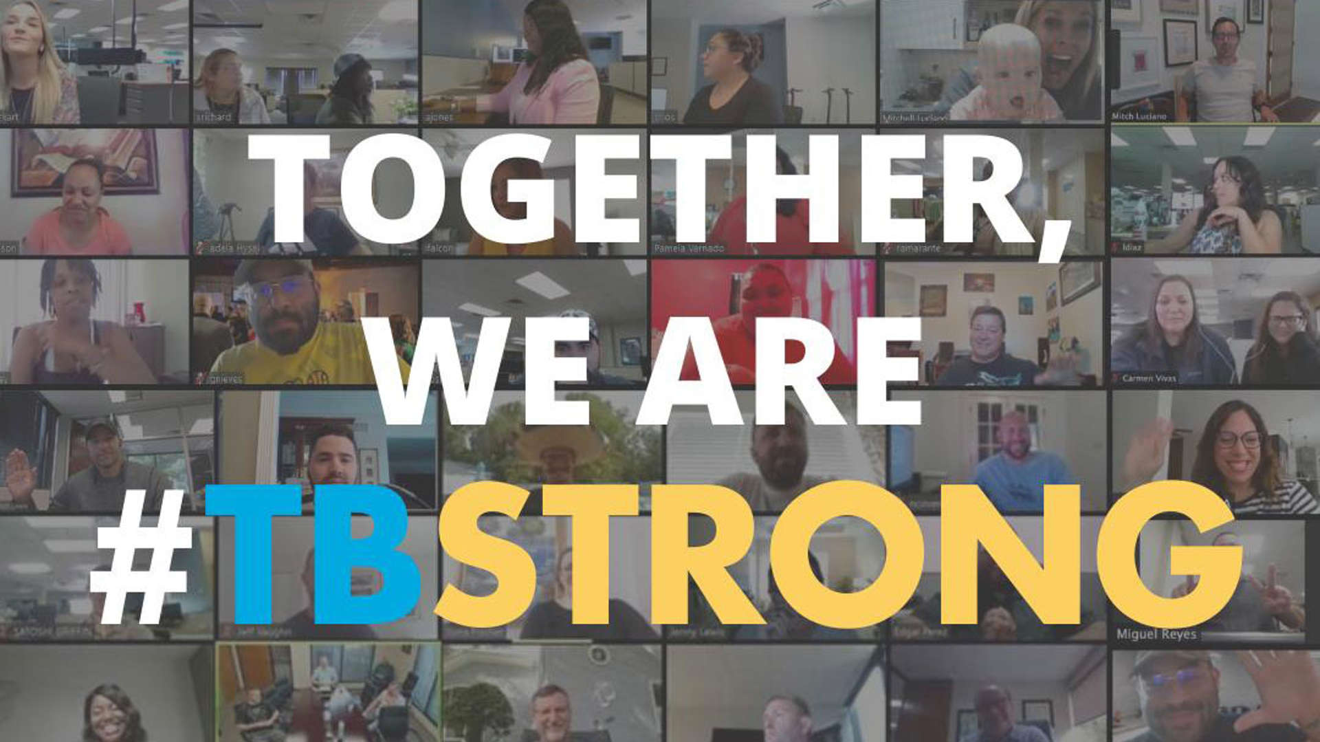 Together, we are #TBStrong